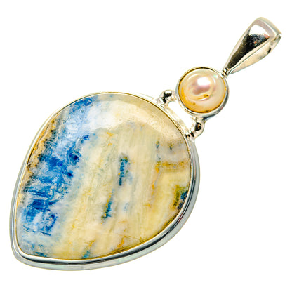 Blue Scheelite Pendants handcrafted by Ana Silver Co - PD34613 - Photo 2
