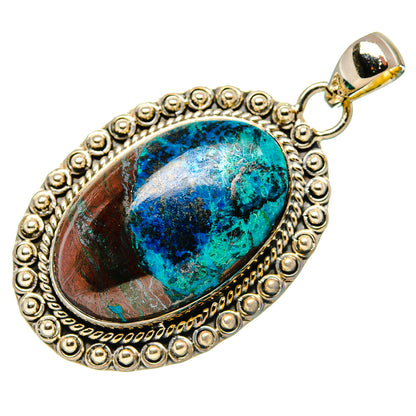 Azurite Pendants handcrafted by Ana Silver Co - PD34617 - Photo 2