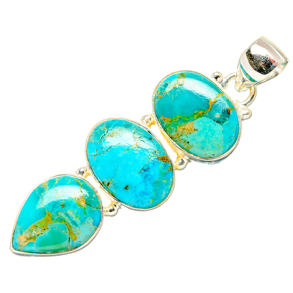 Chrysocolla Pendants handcrafted by Ana Silver Co - PD34618 - Photo 2