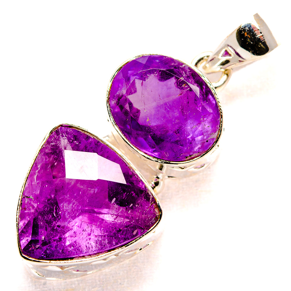 Amethyst Pendants handcrafted by Ana Silver Co - PD34622 - Photo 2