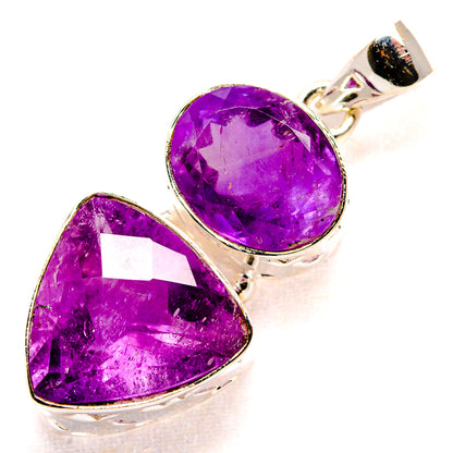 Amethyst Pendants handcrafted by Ana Silver Co - PD34622 - Photo 2