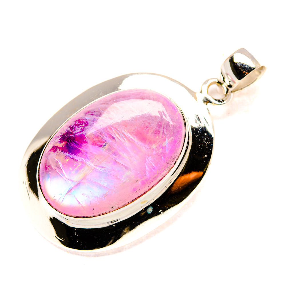 Pink Moonstone Pendants handcrafted by Ana Silver Co - PD34631 - Photo 2