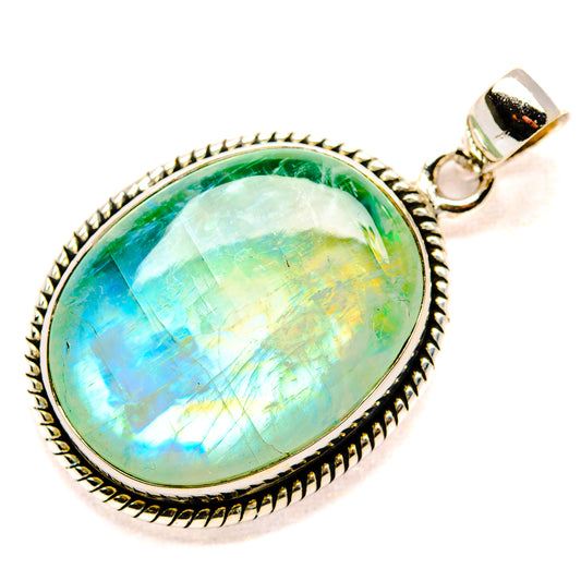 Green Moonstone Pendants handcrafted by Ana Silver Co - PD34641 - Photo 2
