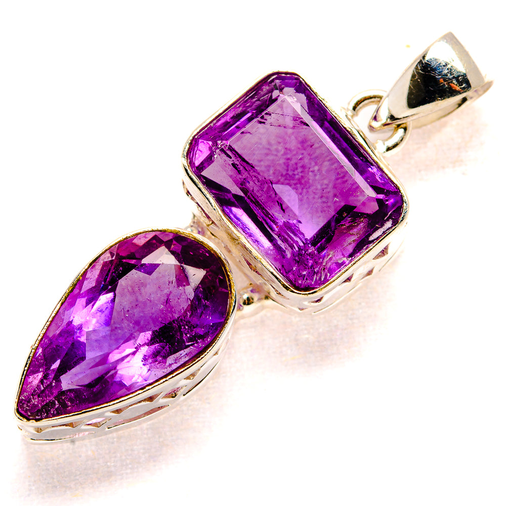 Amethyst Pendants handcrafted by Ana Silver Co - PD34643 - Photo 2