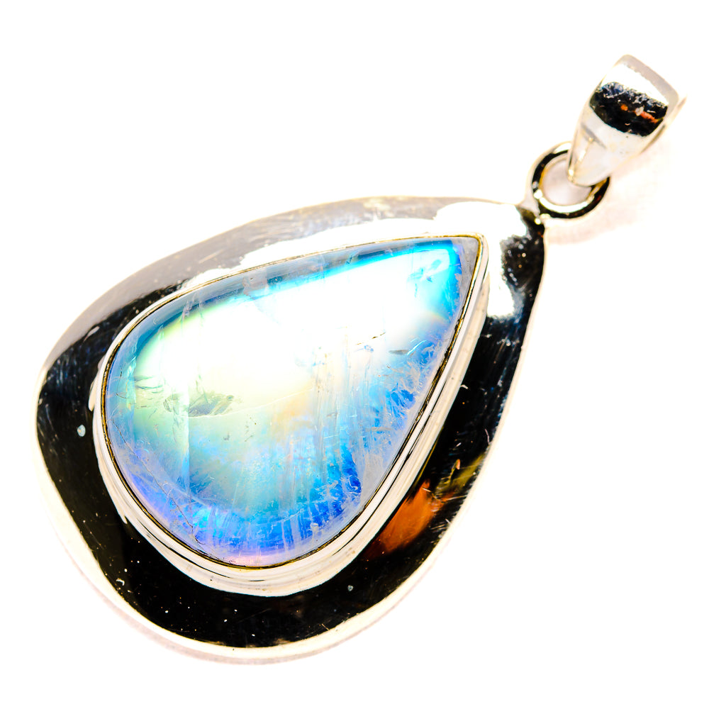 Rainbow Moonstone Pendants handcrafted by Ana Silver Co - PD34644 - Photo 2