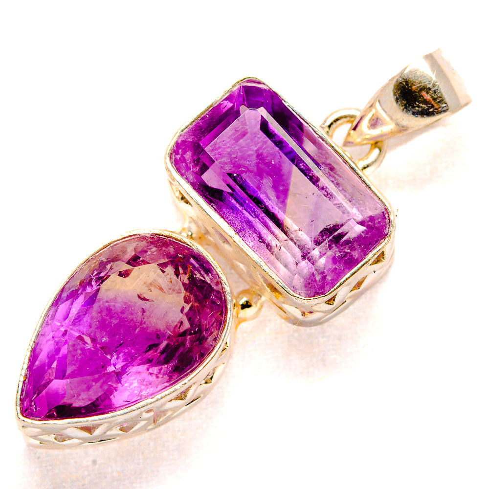 Amethyst Pendants handcrafted by Ana Silver Co - PD34645 - Photo 2