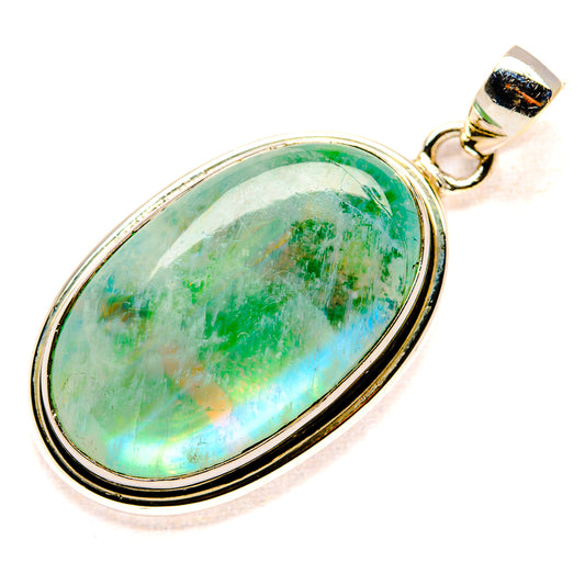 Green Moonstone Pendants handcrafted by Ana Silver Co - PD34649 - Photo 2