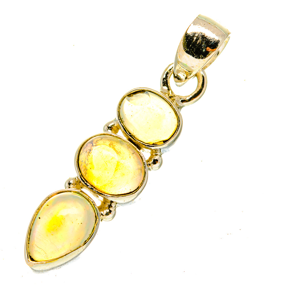 Ethiopian Opal Pendants handcrafted by Ana Silver Co - PD3466