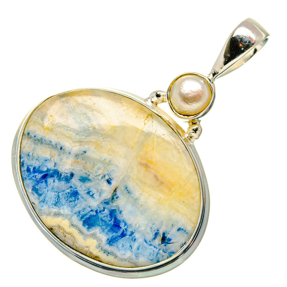 Blue Scheelite Pendants handcrafted by Ana Silver Co - PD34672 - Photo 2