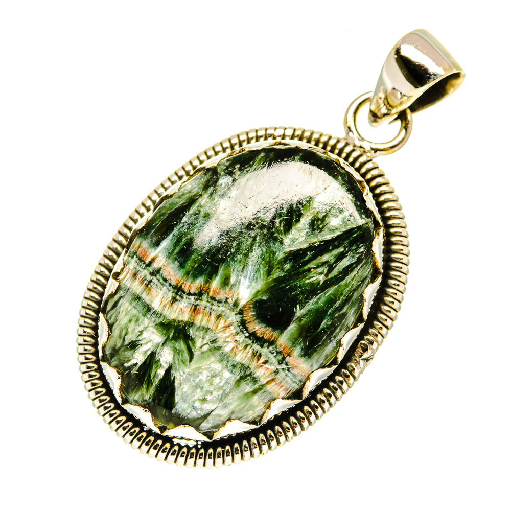 Seraphinite Pendants handcrafted by Ana Silver Co - PD3468