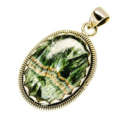 Seraphinite Pendants handcrafted by Ana Silver Co - PD3468
