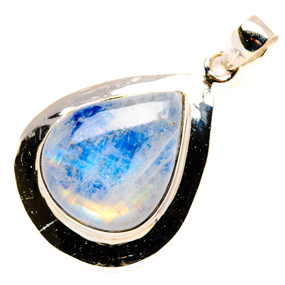 Rainbow Moonstone Pendants handcrafted by Ana Silver Co - PD34689 - Photo 2