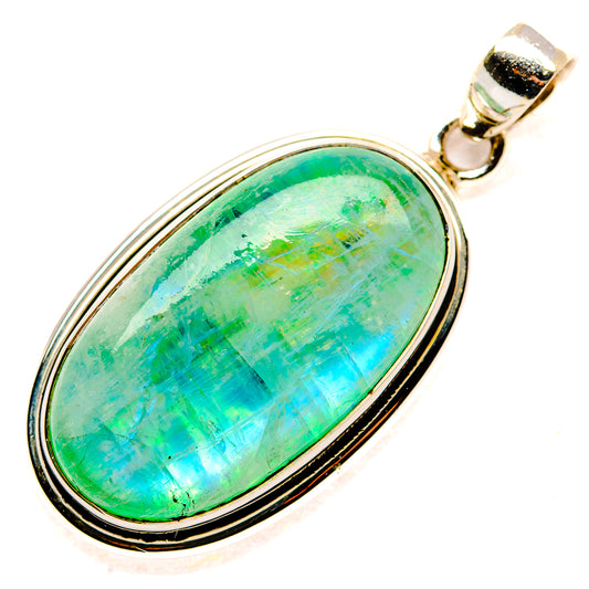 Green Moonstone Pendants handcrafted by Ana Silver Co - PD34691 - Photo 2