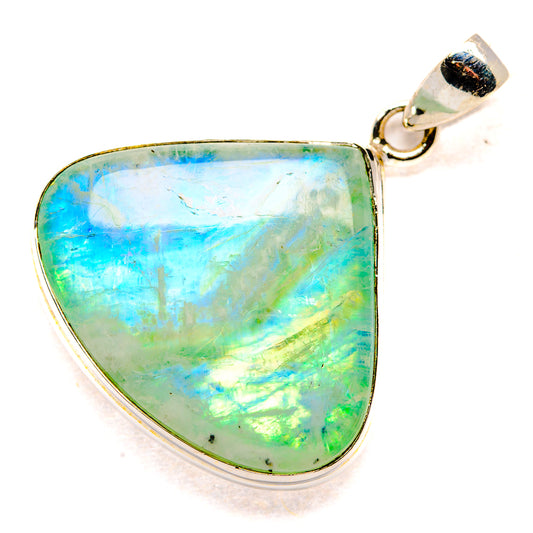 Green Moonstone Pendants handcrafted by Ana Silver Co - PD34698 - Photo 2