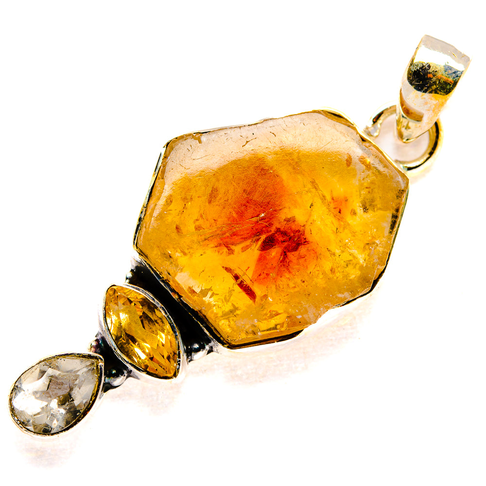 Citrine Pendants handcrafted by Ana Silver Co - PD34702 - Photo 2