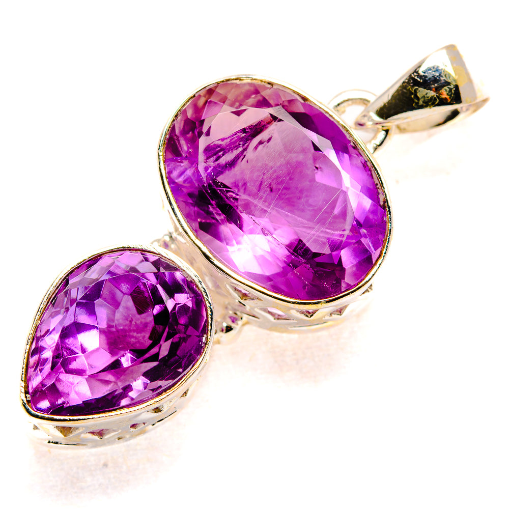 Amethyst Pendants handcrafted by Ana Silver Co - PD34704 - Photo 2