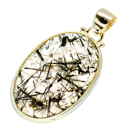 Tourmalinated Quartz Pendants handcrafted by Ana Silver Co - PD3472