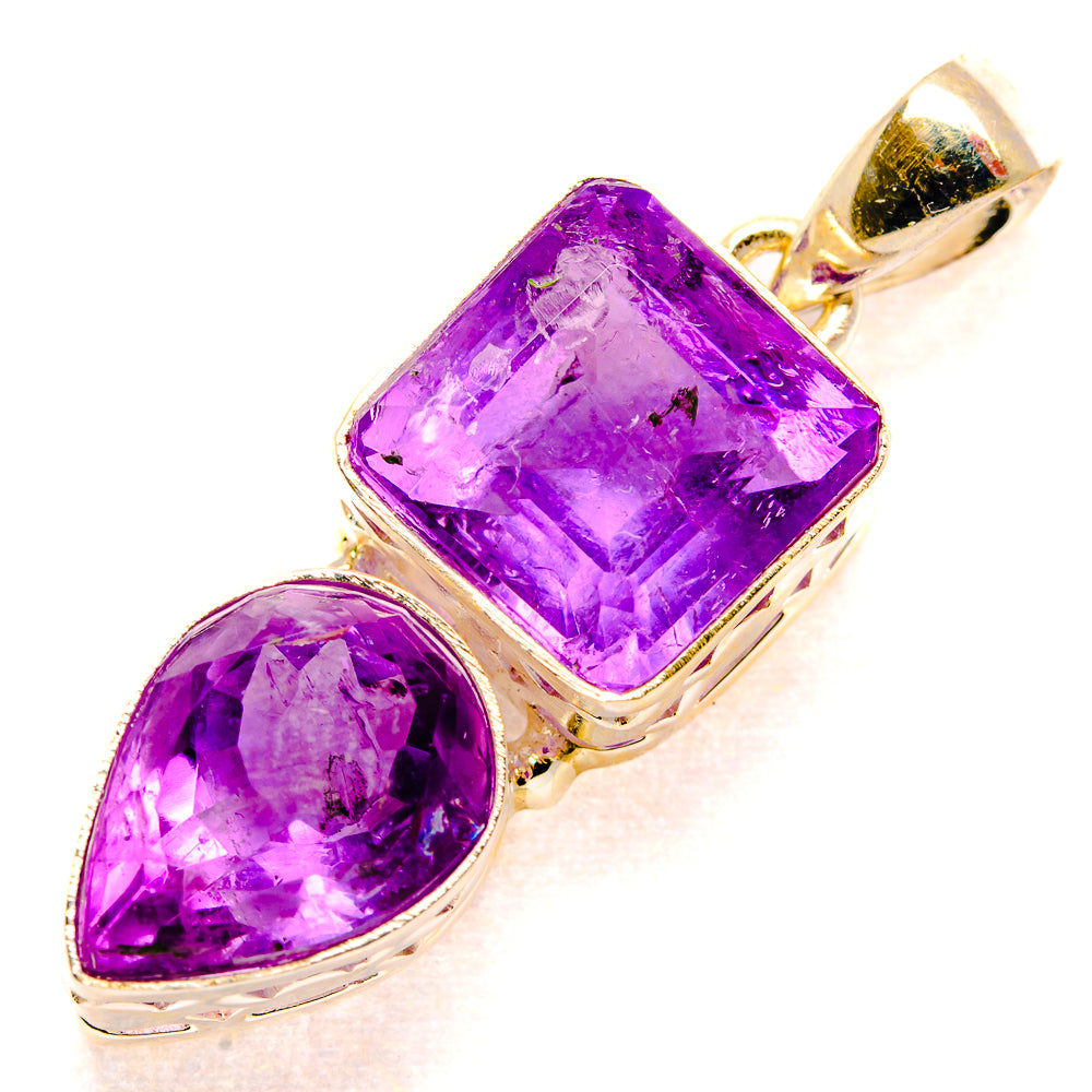 Amethyst Pendants handcrafted by Ana Silver Co - PD34726 - Photo 2