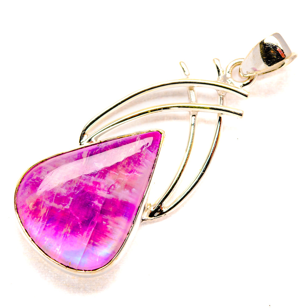Pink Moonstone Pendants handcrafted by Ana Silver Co - PD34729 - Photo 2
