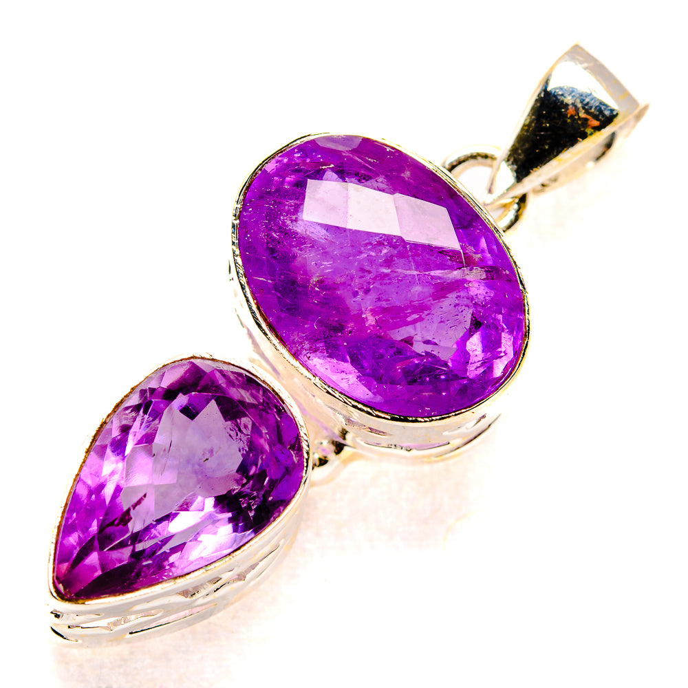 Amethyst Pendants handcrafted by Ana Silver Co - PD34735 - Photo 2