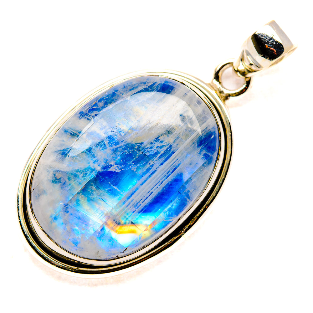 Rainbow Moonstone Pendants handcrafted by Ana Silver Co - PD34736 - Photo 2