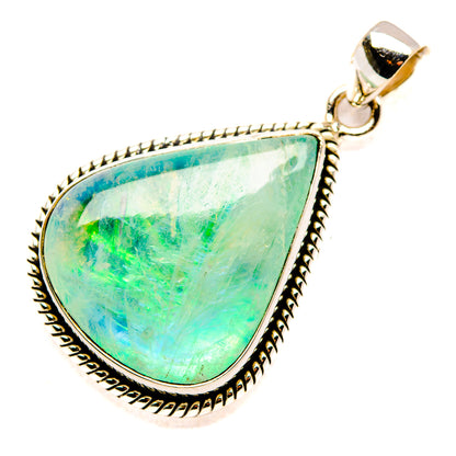 Green Moonstone Pendants handcrafted by Ana Silver Co - PD34739 - Photo 2