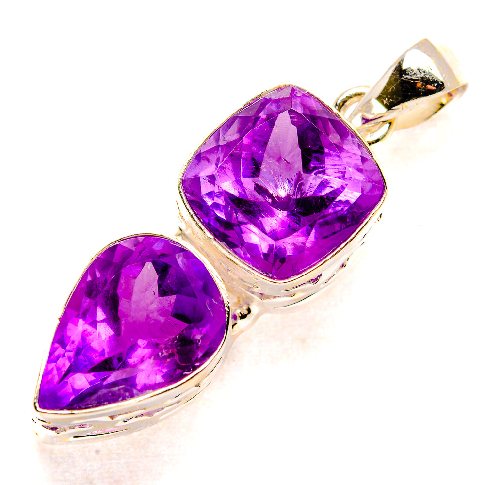 Amethyst Pendants handcrafted by Ana Silver Co - PD34744 - Photo 2