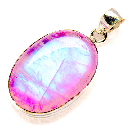 Pink Moonstone Pendants handcrafted by Ana Silver Co - PD34747 - Photo 2