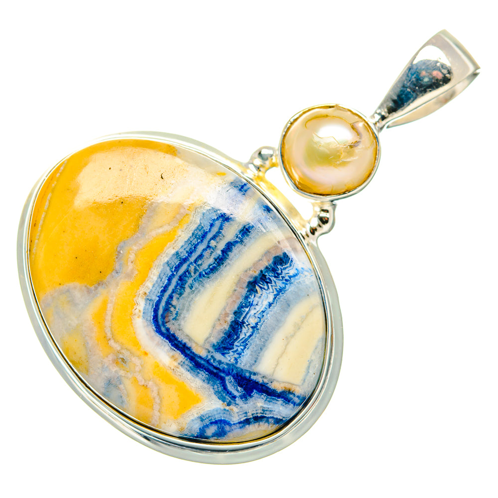 Blue Scheelite Pendants handcrafted by Ana Silver Co - PD34757 - Photo 2