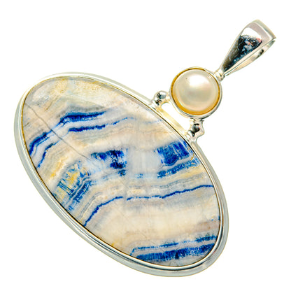 Blue Scheelite Pendants handcrafted by Ana Silver Co - PD34759 - Photo 2