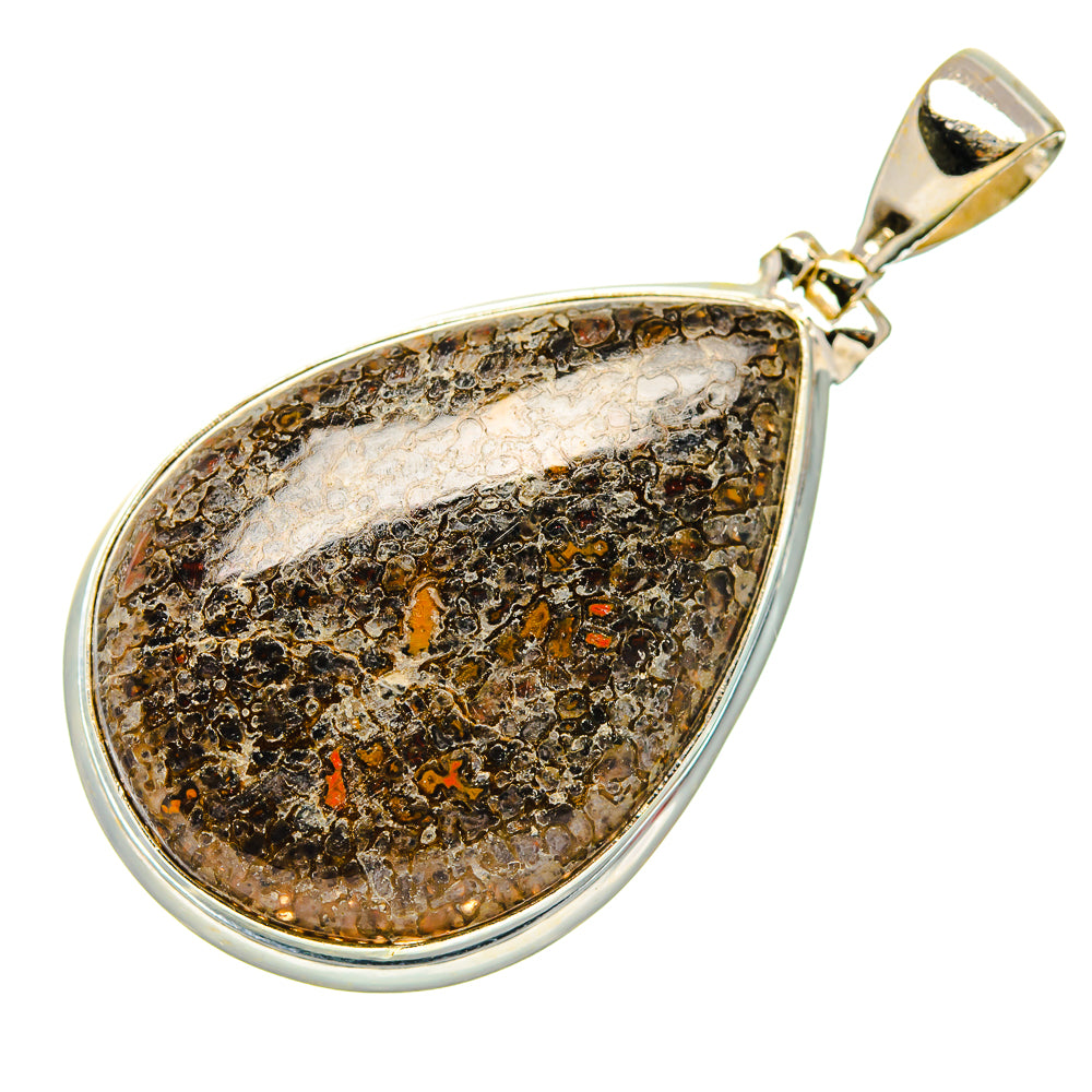 Dinosaur Bone Pendants handcrafted by Ana Silver Co - PD34762 - Photo 2