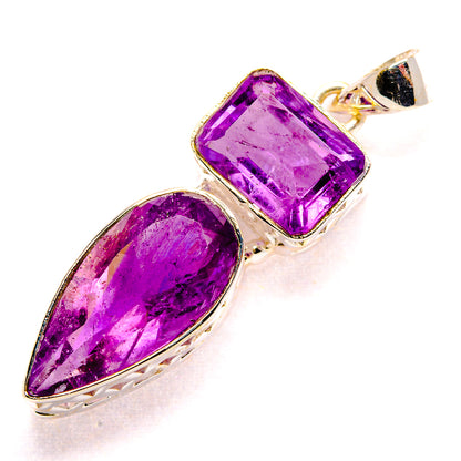 Amethyst Pendants handcrafted by Ana Silver Co - PD34776 - Photo 2