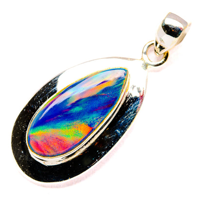 Aura Opal Pendants handcrafted by Ana Silver Co - PD34777 - Photo 2