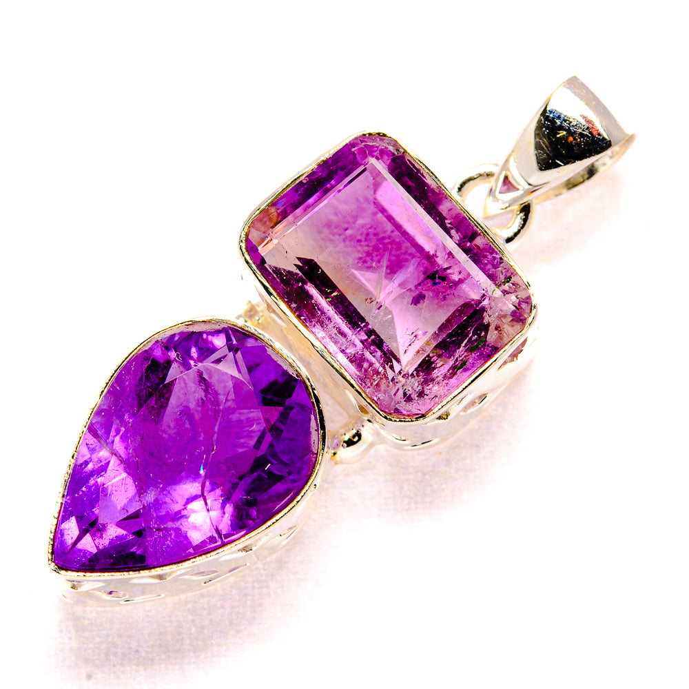 Amethyst Pendants handcrafted by Ana Silver Co - PD34781 - Photo 2