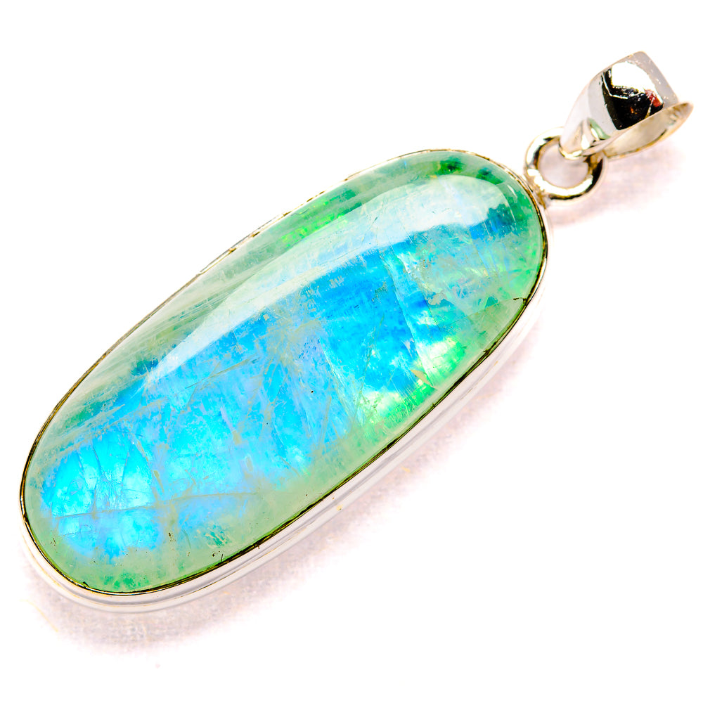 Green Moonstone Pendants handcrafted by Ana Silver Co - PD34783 - Photo 2