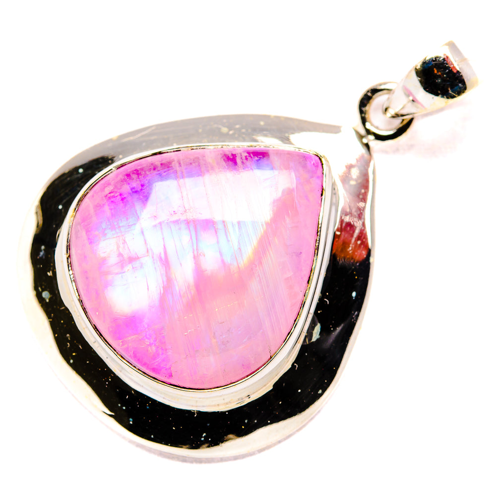 Pink Moonstone Pendants handcrafted by Ana Silver Co - PD34784 - Photo 2