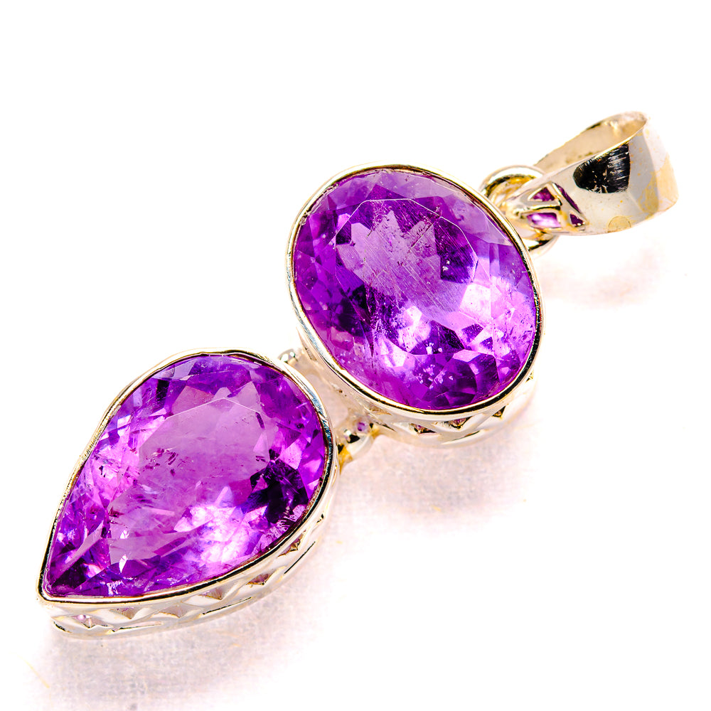 Amethyst Pendants handcrafted by Ana Silver Co - PD34791 - Photo 2