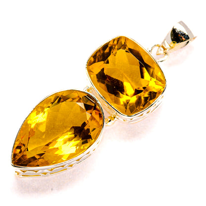 Citrine Pendants handcrafted by Ana Silver Co - PD34803 - Photo 2