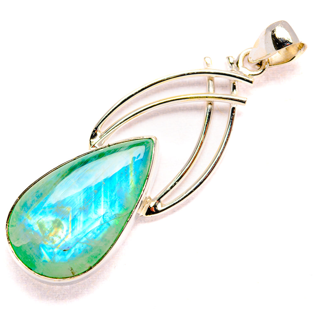 Green Moonstone Pendants handcrafted by Ana Silver Co - PD34806 - Photo 2