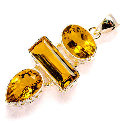 Citrine Pendants handcrafted by Ana Silver Co - PD34810 - Photo 2