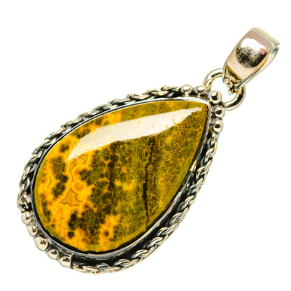Ocean Jasper Pendants handcrafted by Ana Silver Co - PD34821 - Photo 2