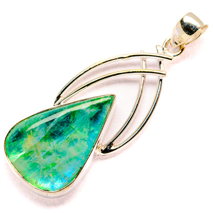 Green Moonstone Pendants handcrafted by Ana Silver Co - PD34825 - Photo 2