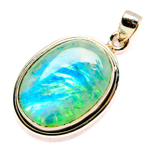 Green Moonstone Pendants handcrafted by Ana Silver Co - PD34830 - Photo 2