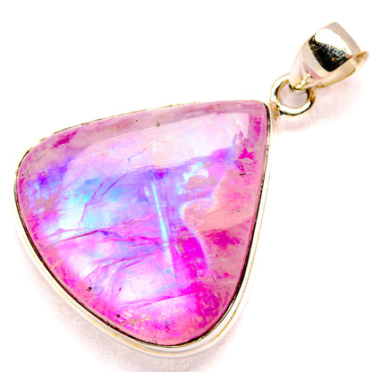 Pink Moonstone Pendants handcrafted by Ana Silver Co - PD34831 - Photo 2