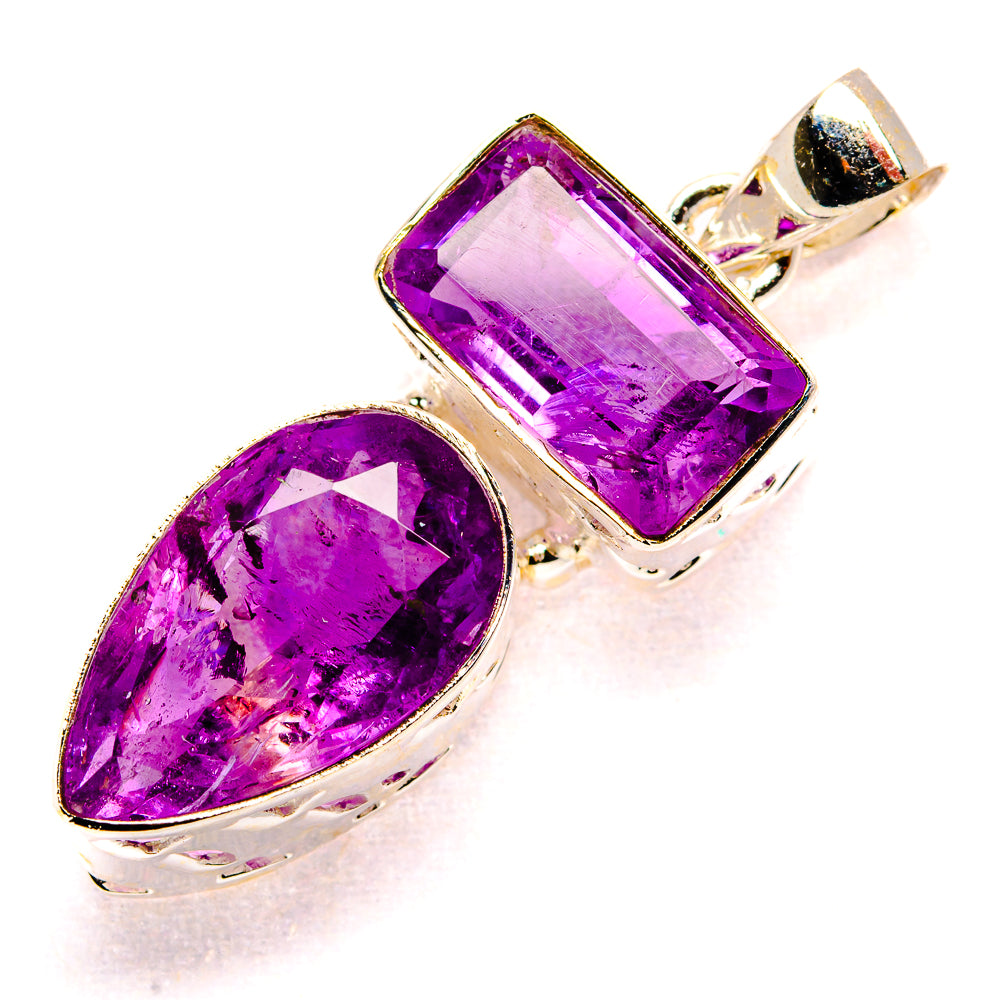 Amethyst Pendants handcrafted by Ana Silver Co - PD34832 - Photo 2