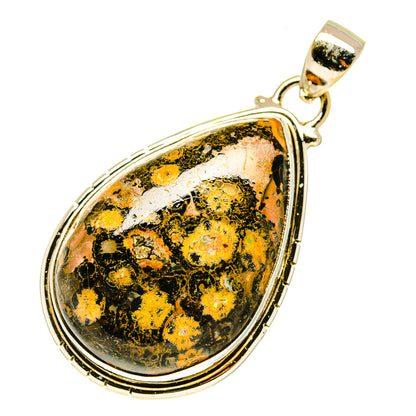 Fireworks Obsidian Pendants handcrafted by Ana Silver Co - PD3484