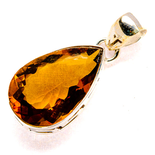 Mandarin Citrine Pendants handcrafted by Ana Silver Co - PD34842 - Photo 2