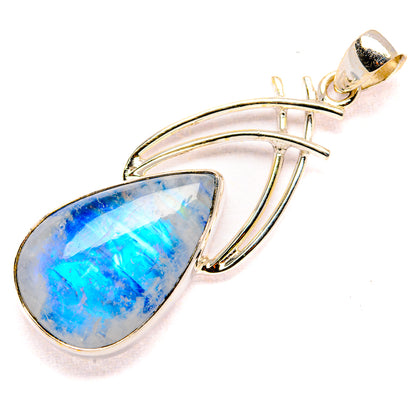 Rainbow Moonstone Pendants handcrafted by Ana Silver Co - PD34852 - Photo 2