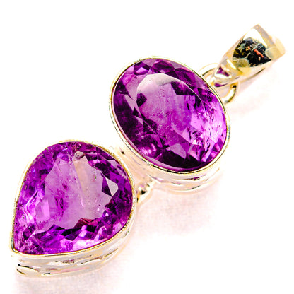 Amethyst Pendants handcrafted by Ana Silver Co - PD34853 - Photo 2