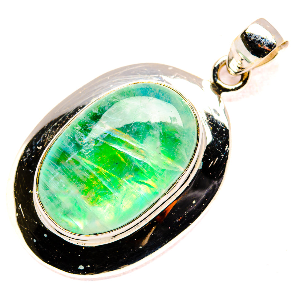 Green Moonstone Pendants handcrafted by Ana Silver Co - PD34857 - Photo 2